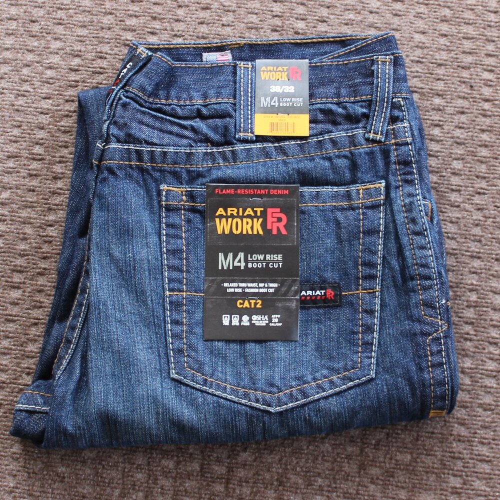NWT Ariat Work M4 Low Rise Boot Cut Jeans